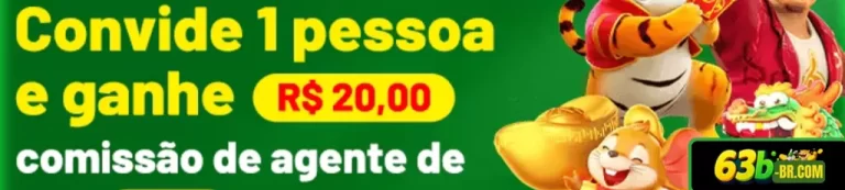 jogador convidando amigo e ganhando R$20 no 63B cassino