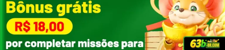 jogador recebendo bônus grátis de R$18 no 63B cassino